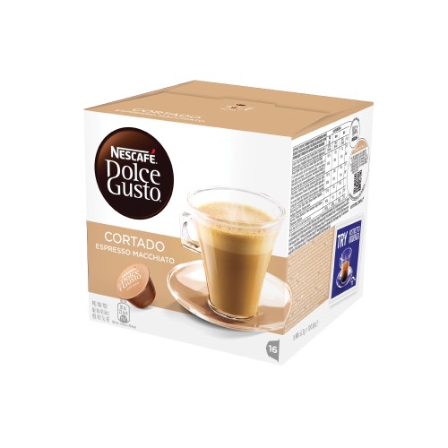 Capsule Nescafe Dolce Gusto Cortado Espresso Macchiato, 16 capsule/cutie