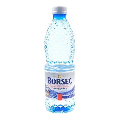 Apa minerala plata Borsec, 0.5 l, 12 sticle/bax