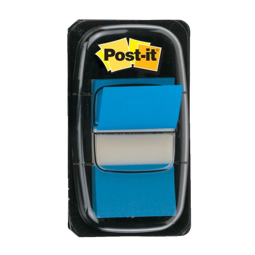 Index Post-it® Clasic,  25.4 x 43.2 mm, albastru