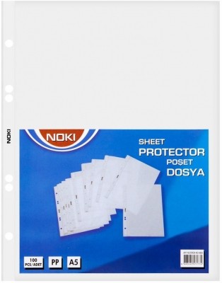 Folii protectie documente A5 Noki, transparent, 100 bucati/set