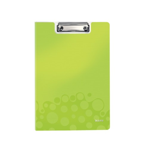 Clipboard Leitz WOW, dublu, polyfoam, A4, 100 coli, verde 