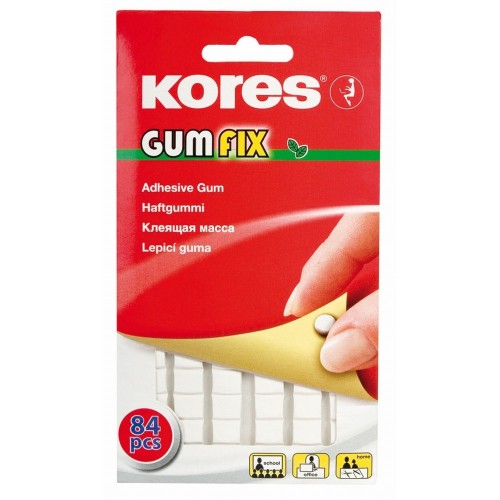 Pastile Kores autoadezive Gumfix, 50 g, 84 pastile