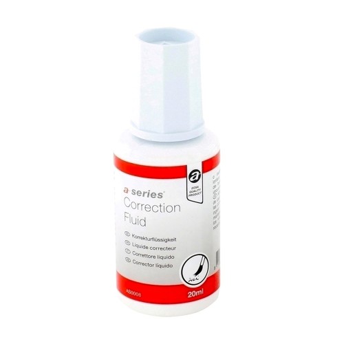 Fluid corector A-series, 20ml, pe baza de solvent, aplicator cu pensula