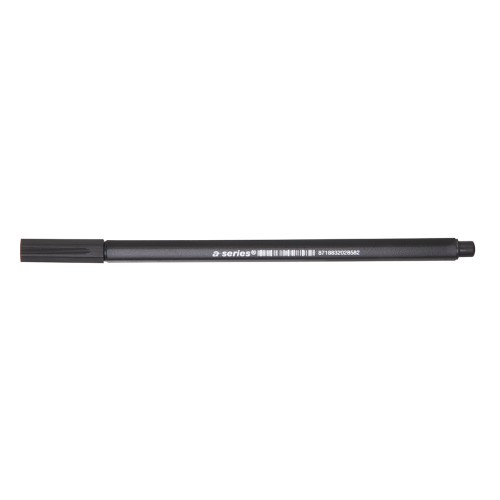 Fineliner A-series, corp hexagonal, 0.4 mm, negru