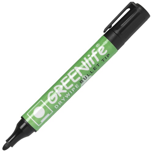 Marker pentru tabla Greenlife, varf rotund, 2 mm, negru