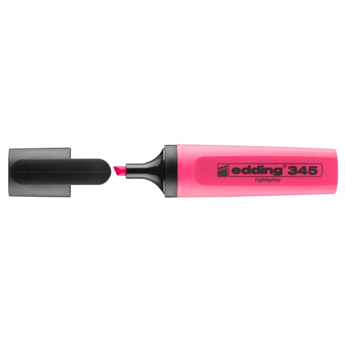 Textmarker Edding 345, varf 2-5 mm, roz