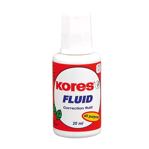 Fluid corector Kores, aplicator cu pensula, 20 ml