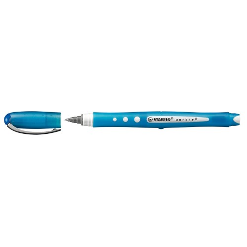 Roller cu cerneala, Stabilo, Bionic Worker Colorful, 0.5 mm, plastic, albastru