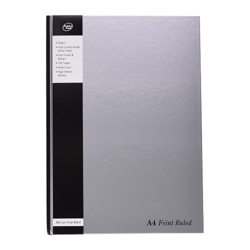 Agenda A4 Pukka Pads Silver Casebound, dictando, 192 pagini, coperta dura