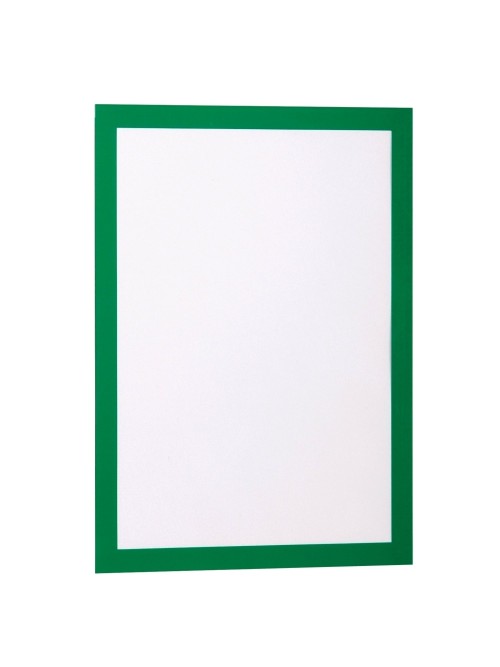 Display magnetic Durable Duraframe, A4, verde, 2 bucati/set