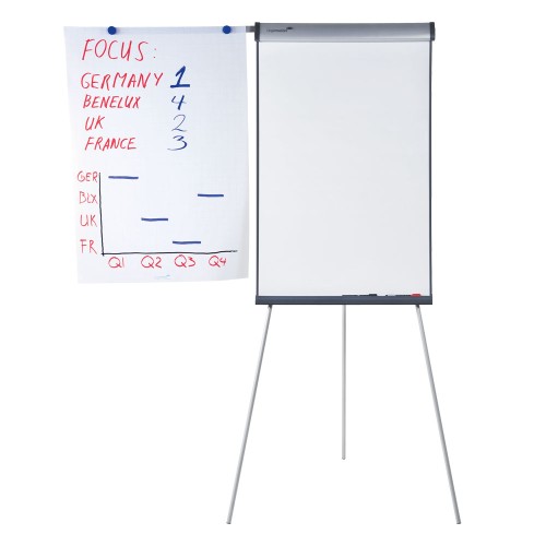 Flipchart magnetic Legamaster, Universal Triangle, 105x68 cm