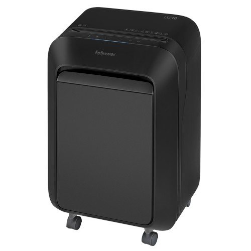 Distrugator documente Fellowes LX210, mini cut, 16 coli, negru