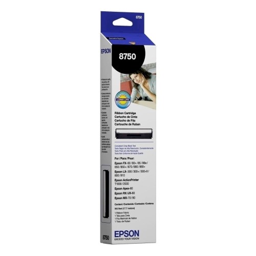 Ribon original Epson 8750/C13S015637, negru