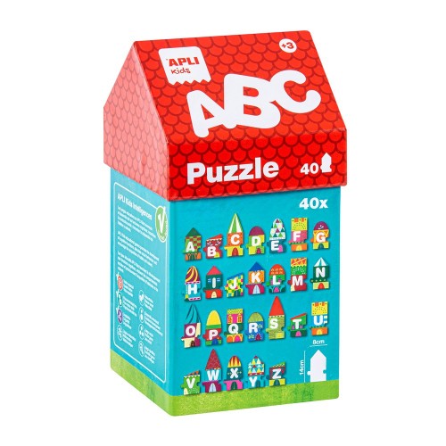 Puzzle Casuta ABC, Apli, 40 piese