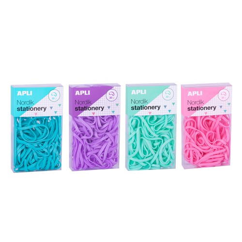 Set elastice Apli, 30 g, diverse culori