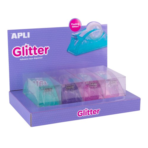 Display Apli dispenser cu banda adeziva transparenta, 19 x 33 mm, 4 bucati/set