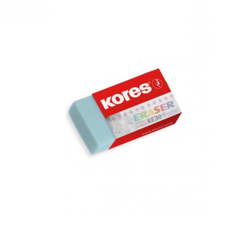 Radiera Kores pastel KE-30, 40 x 21 x 10 mm