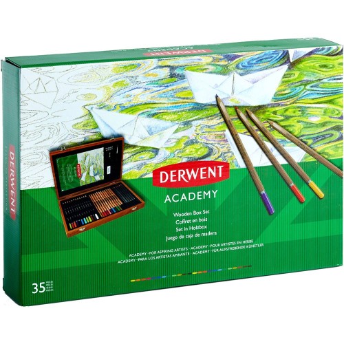 Set pentru desen DERWENT Academy, 35 piese