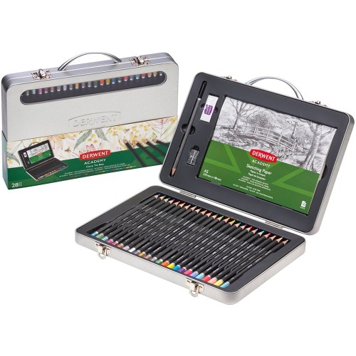 Set pentru desen DERWENT Academy, 28 piese