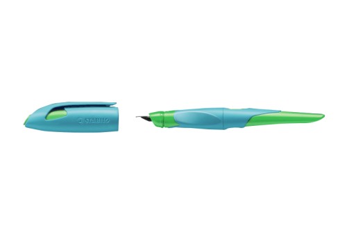 Stilou Stabilo EASYbirdy pentru stangaci, bleu/verde