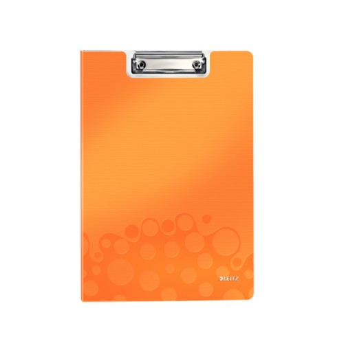 Clipboard Leitz WOW, dublu, polyfoam, A4, 100 coli, galben