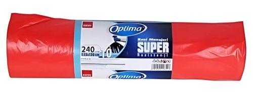 Saci menajeri super rezistenti Sano Optima, 240 l, rosii