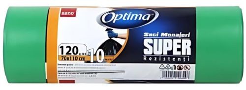 Saci menajeri super rezistenti Sano Optima, 120 l, verzi