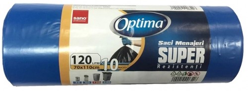 Saci menajeri super rezistenti Sano Optima, 120 l, albastri