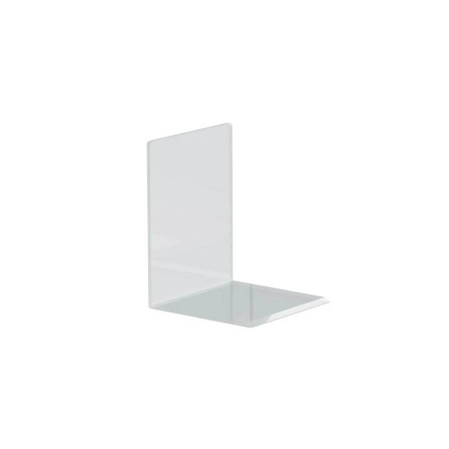 Suport carti bookend MAUL, 10x10x13 cm, sticla acrilica, transparent