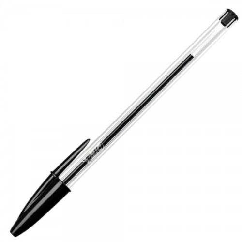 Pix Bic Cristal Medium, 1.0 mm, negru