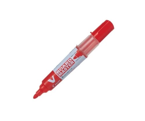 Marker pentru tabla Pilot V-Board, varf rotund, 2.3-6 mm, rosu