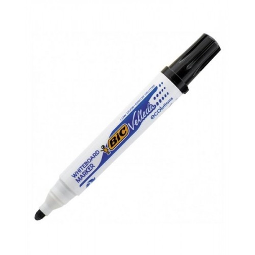 Marker tabla Bic, ECO Velleda 1701, varf rotund 2.5 mm, negru