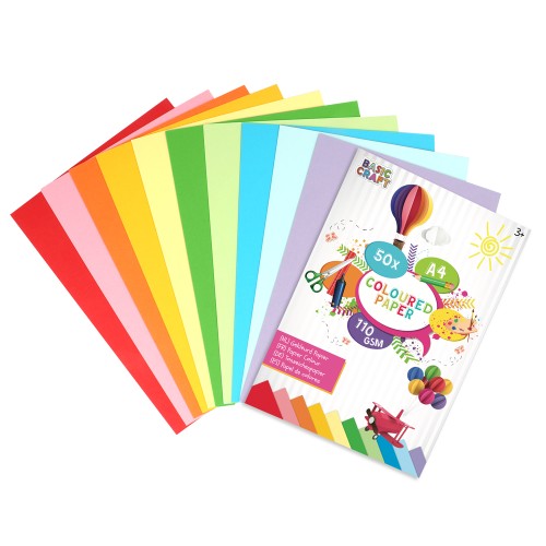 Set carton color Creative Craft, 110 gr, 50 file