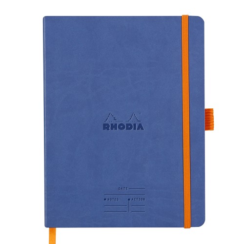 Meeting Book A5+ Rhodiarama, 80 file, safir