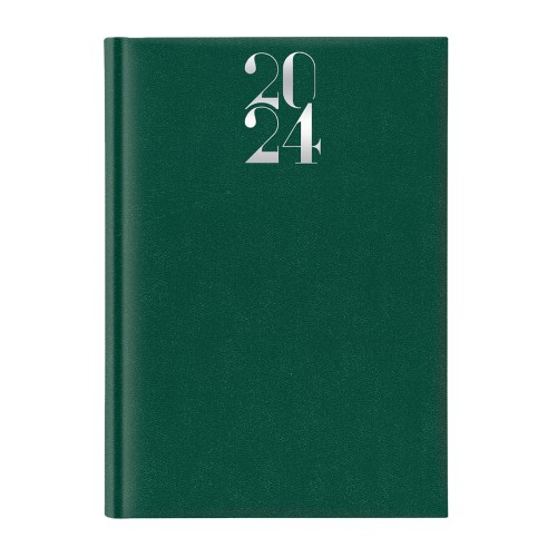 Agenda Artilux, A5, datata, hartie ivory, coperta verde