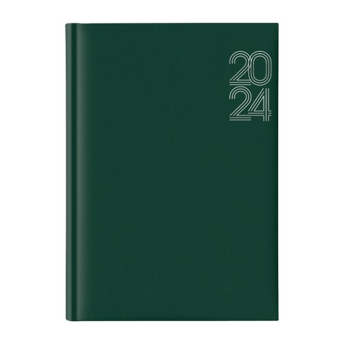 Agenda Artibest, A5, datata, hartie offset alb, coperta verde