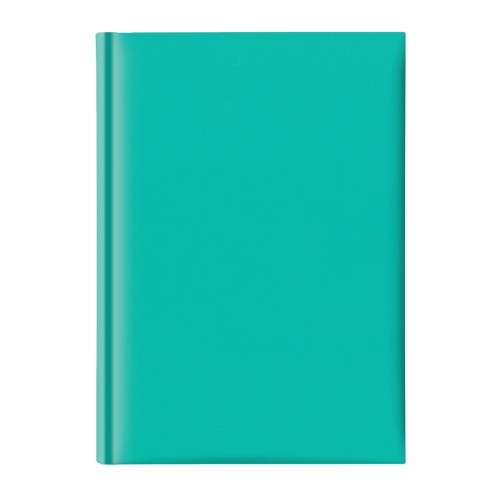 Agenda nedatata A5, hartie offset alb, coperta turquoise