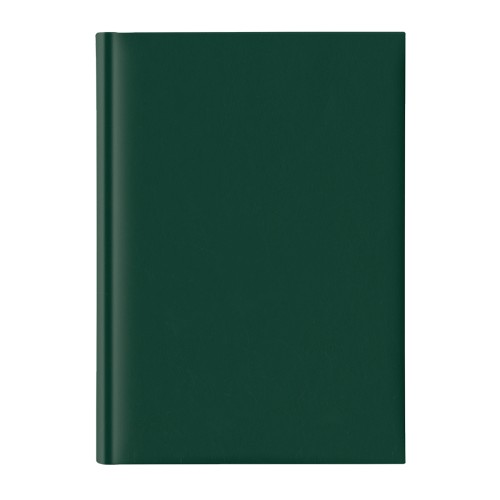 Agenda nedatata A5, hartie offset alb, coperta verde