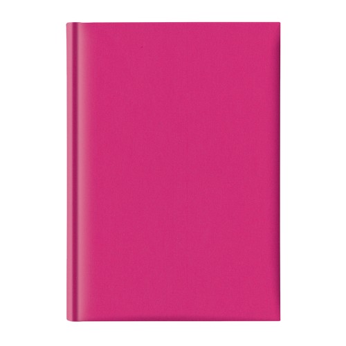 Agenda nedatata A5, hartie offset alb, coperta fucsia