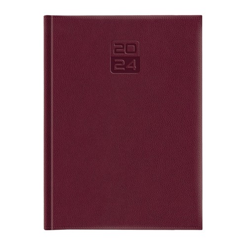 Agenda Dakota, A4, datata, hartie ivory, coperta bordeaux