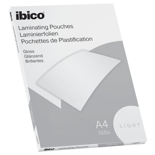 Folie de laminat, Ibico, A4, 75 microni, 100 bucati/set