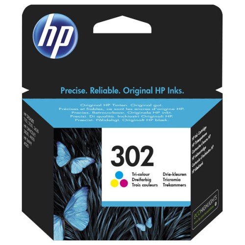 Cartus tricolor HP 302 F6U65AE