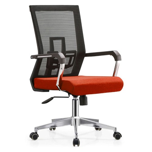 Scaun operational ergonomic, Lucas, mesh, rosu