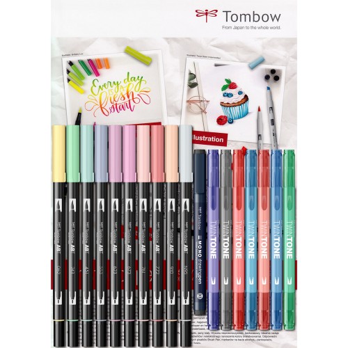 Set pastels 19 piese