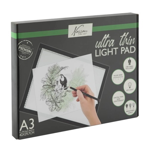 Tableta led Creative Craft, A3, pentru desen, cablu USB