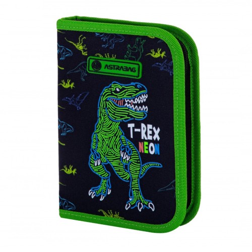 Penar scolar Astra, 1 compartiment, colectia T-Rex Neon