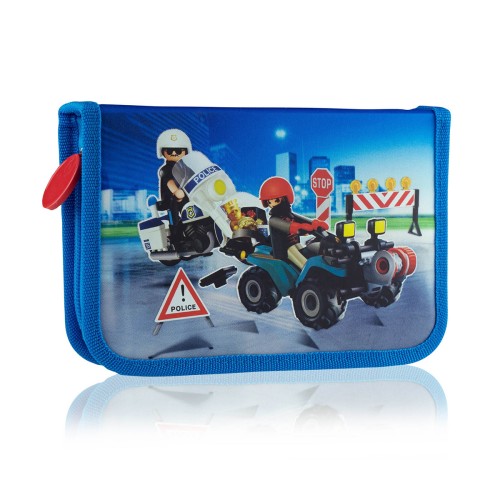 Penar scolar Astra, neechipat, 1 compartiment, Playmobil Politie