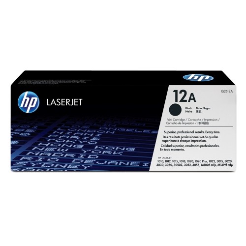 Toner original HP Q2612A, 2000 pagini, negru