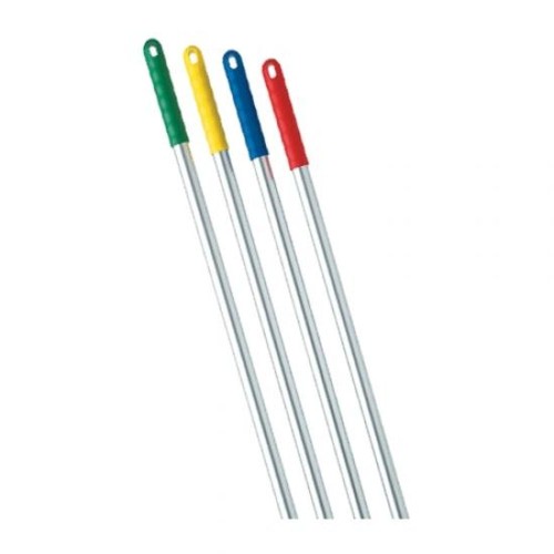 Coada din aluminiu pentru mop, filet anodizat, maner plastic, 1.4 m