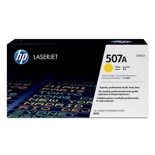 Toner original HP CE402A, 6000 pagini, galben